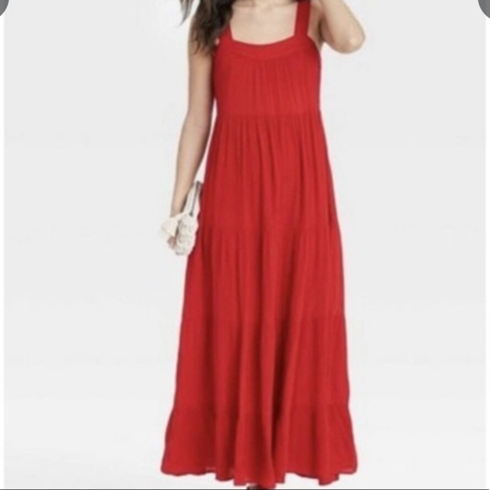 Knox Rose Fiesta Red Maxi